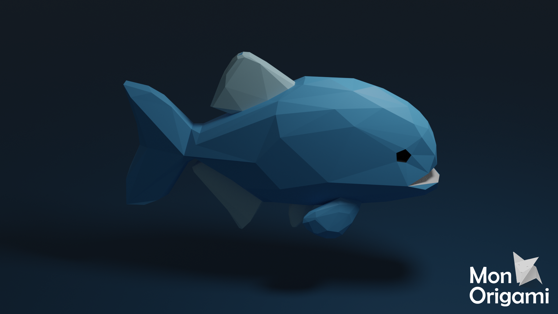 Baleine en papercraft